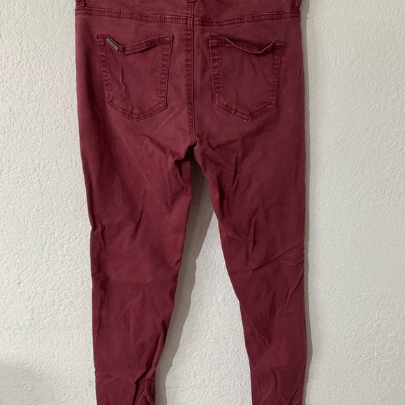 Maroon Skinny Jeans - Picture 2 of 5